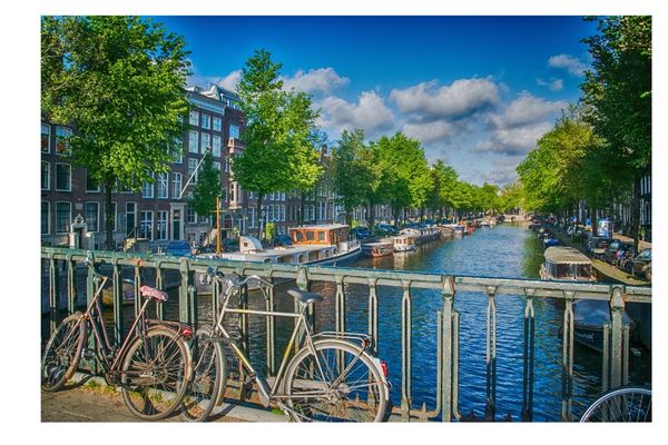 Amsterdam canals Canva