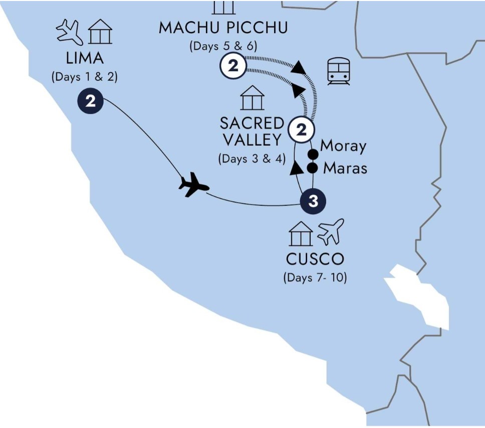 Machu Picchu map