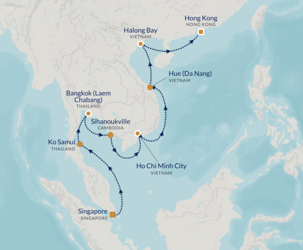 19N SE Asia Azamara 14 Mar 27