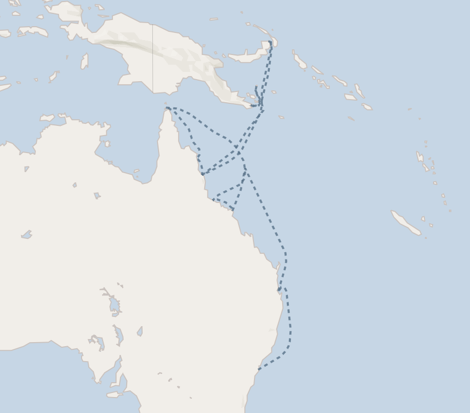 21N SYD to CNS RSS MAP