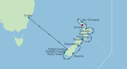 AKL to SYD Cel cruise