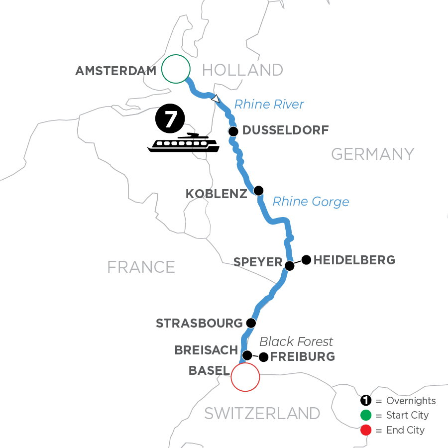 Active on the Rhine Map