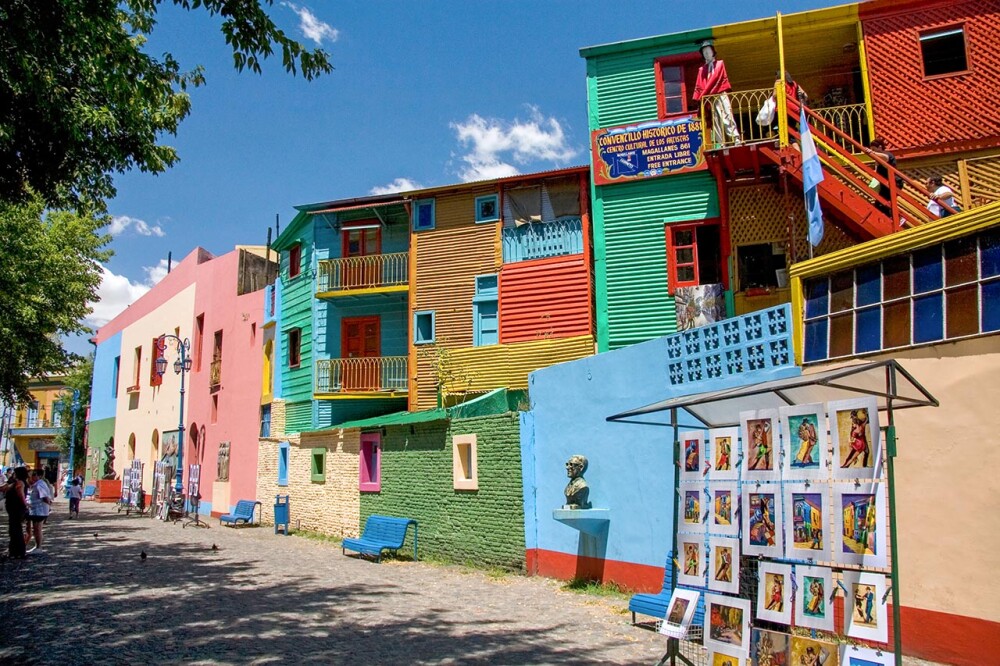Colorful Street La Boca Buenos Aires 1280x1280