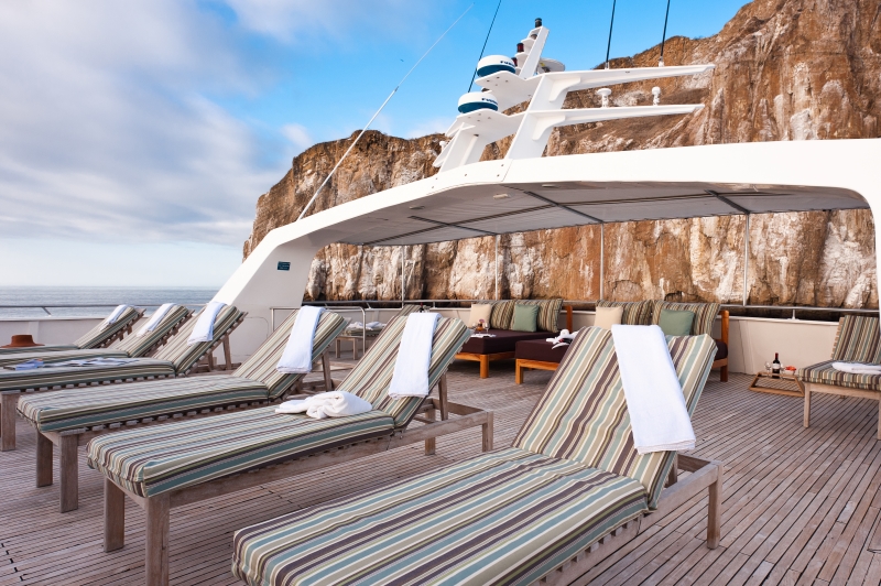 Ecuador Galapagos Seaman Journey sun deck