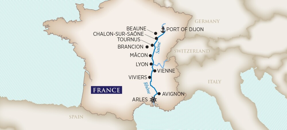 Essence of Burgundy Map
