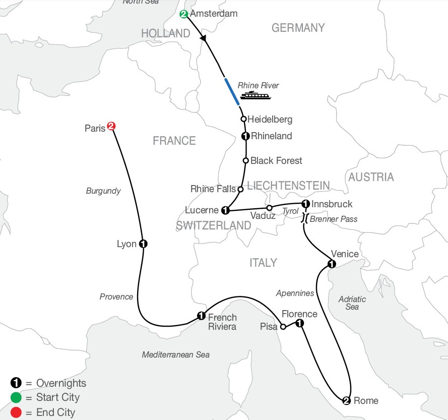 European Tapestry map Globus