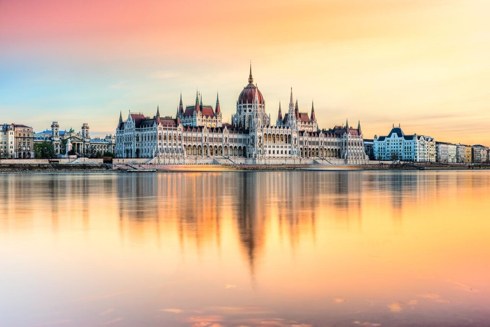 Hungarian Parliament Budapest Sunset 1280x1280