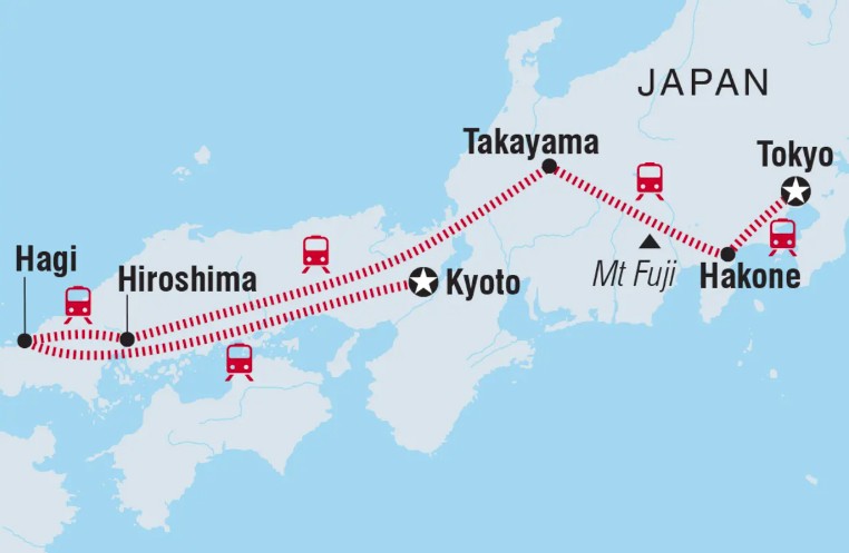 Intrepid Land of the Rising Sun map