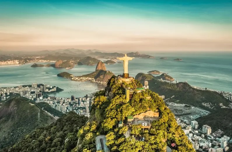 Intrepid Travel brazil rio de janeiro botafogo bay aerial ss 435627745