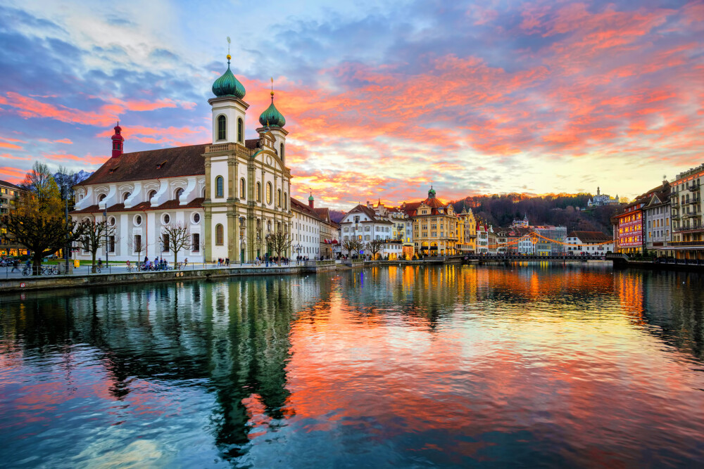 Lucerne Sunset, Switzerland