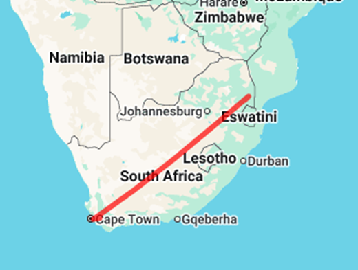 Magical Cape Town Winelands & Sarafi Map