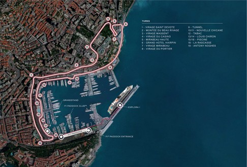 Manaco Grand Prix Map