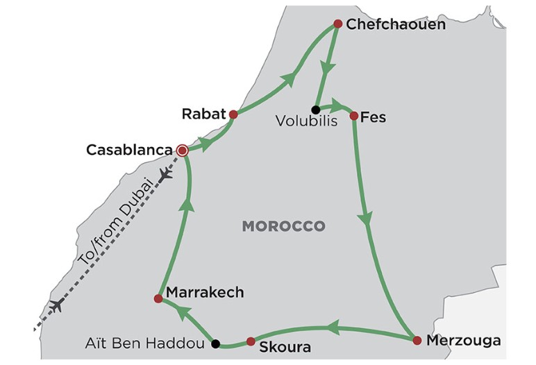 Moroccan Heartbeat map