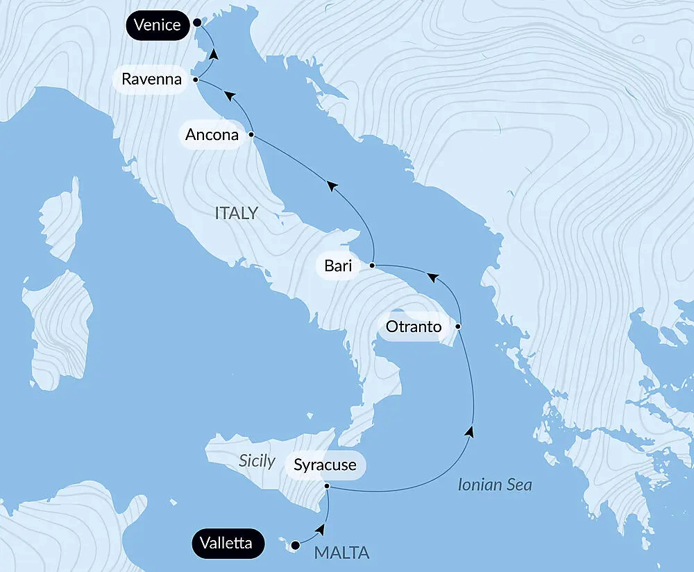 Ponant   celebration of art map
