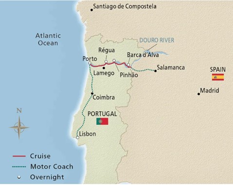Portugals Rivers of Gold Map