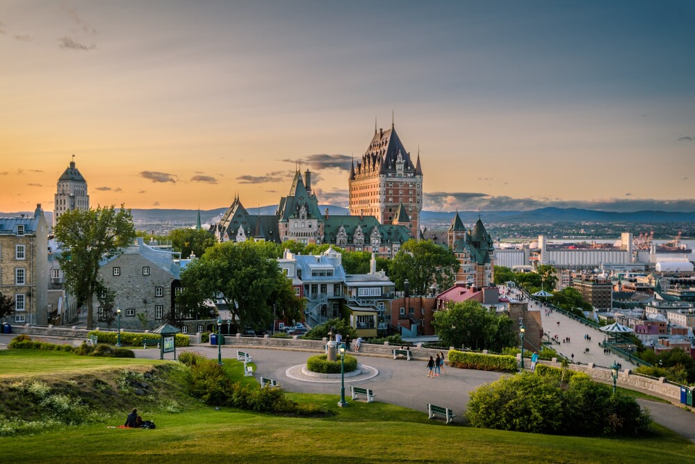 Quebec City skyline Canada 852985690 1