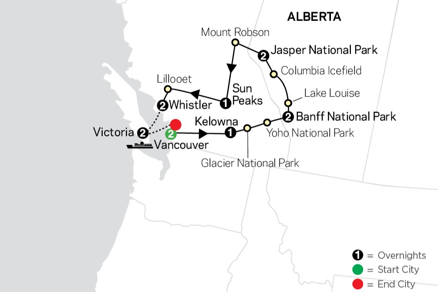 Rockies Itinerary