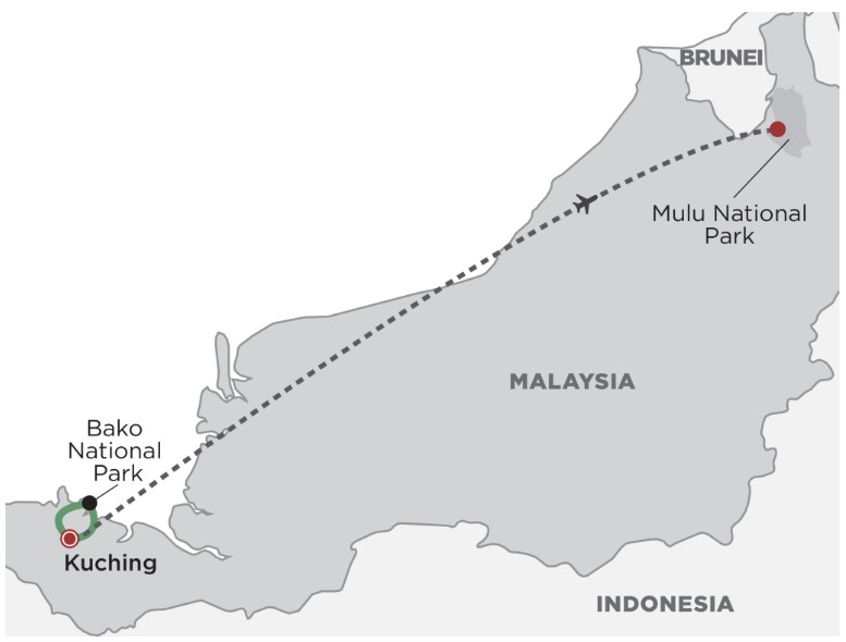 Sarawak Cultural Discovery map