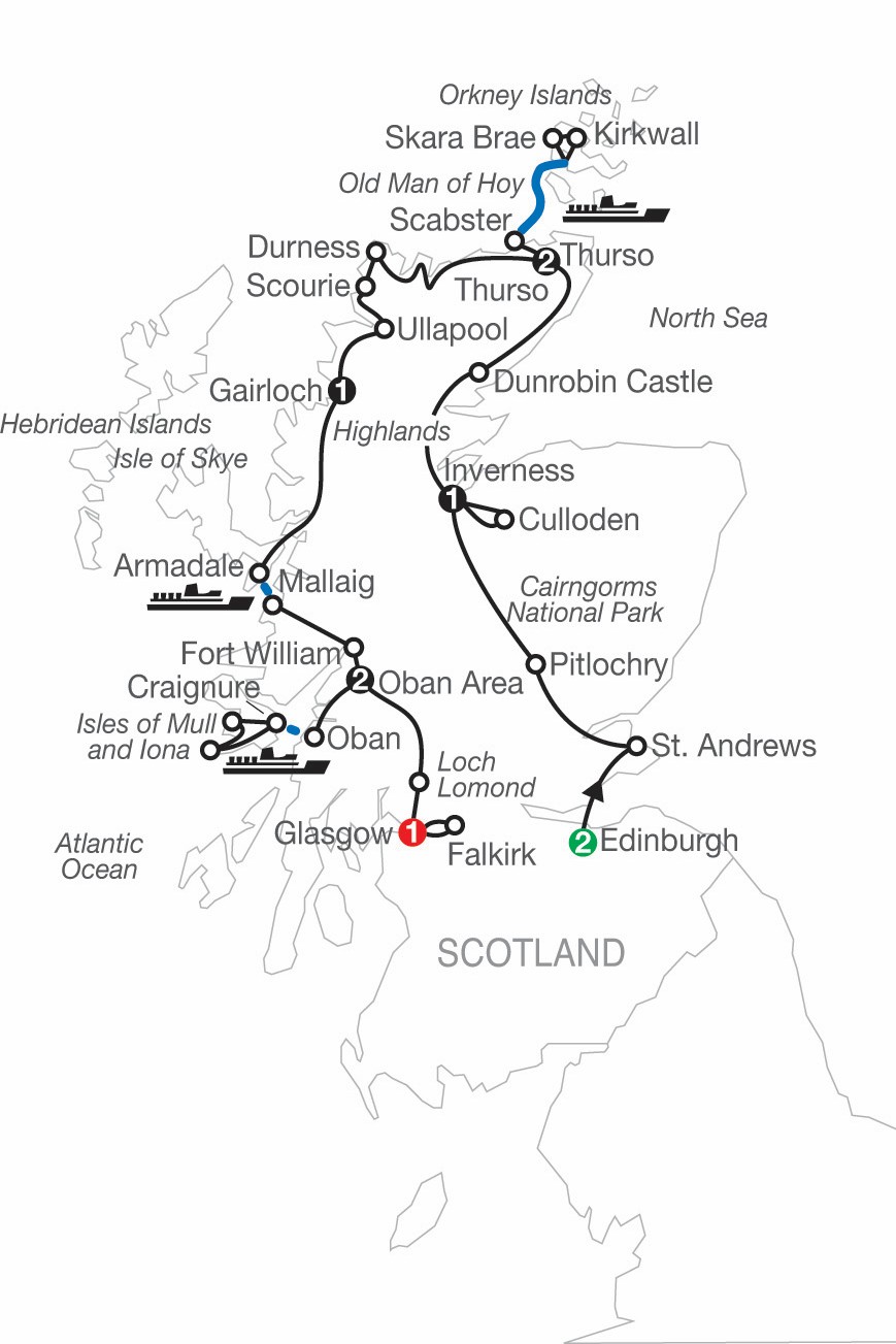 Scotland Itinerary