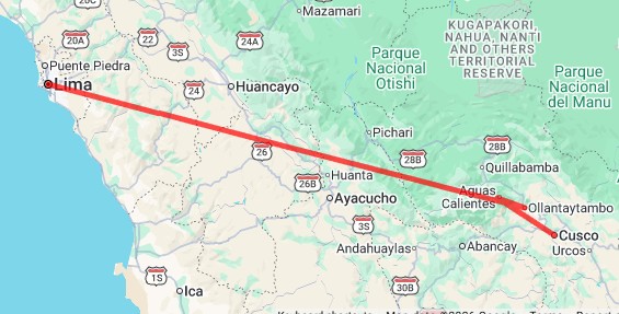 Signature Peru Map