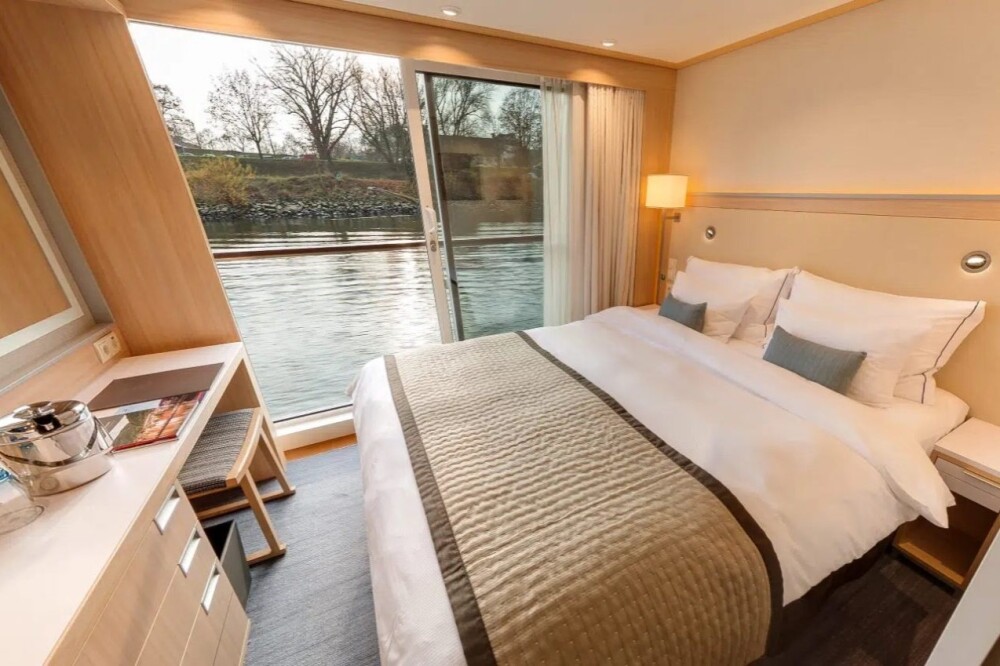 Viking Cruise River View French Balcony Stateroom 1536x849