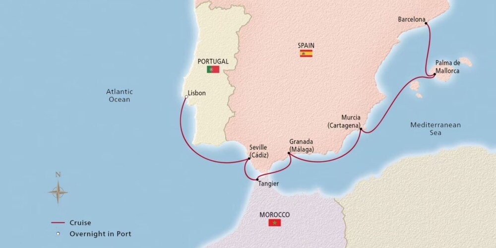 Viking Spain & Portugal Discovery MAP (1)
