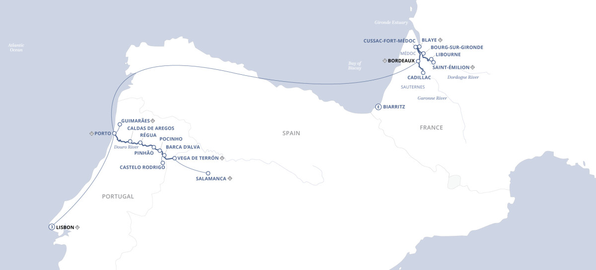 Wine Roads of France & Portugal Uniworld World Travellers Smooth