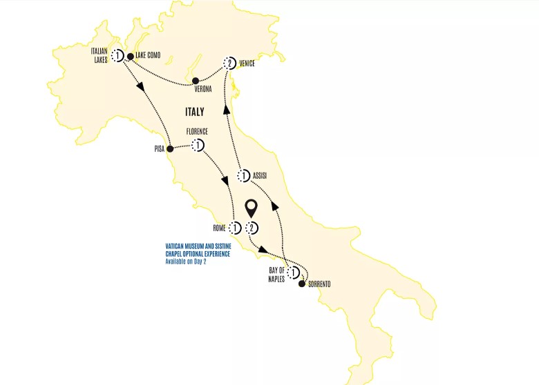 italian scene map
