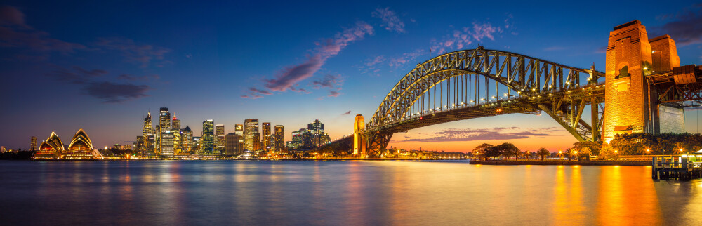 Sydney night sky