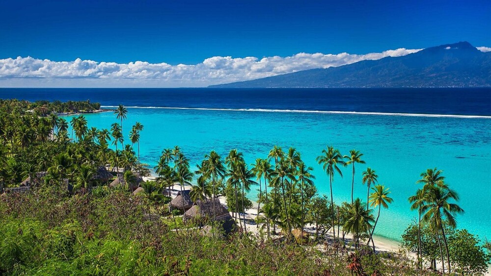 panoramic view of tahiti beaches 3840x2160