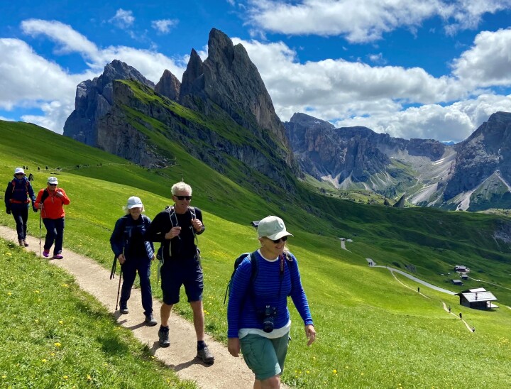 ALPS Seceda hike Dolomites
